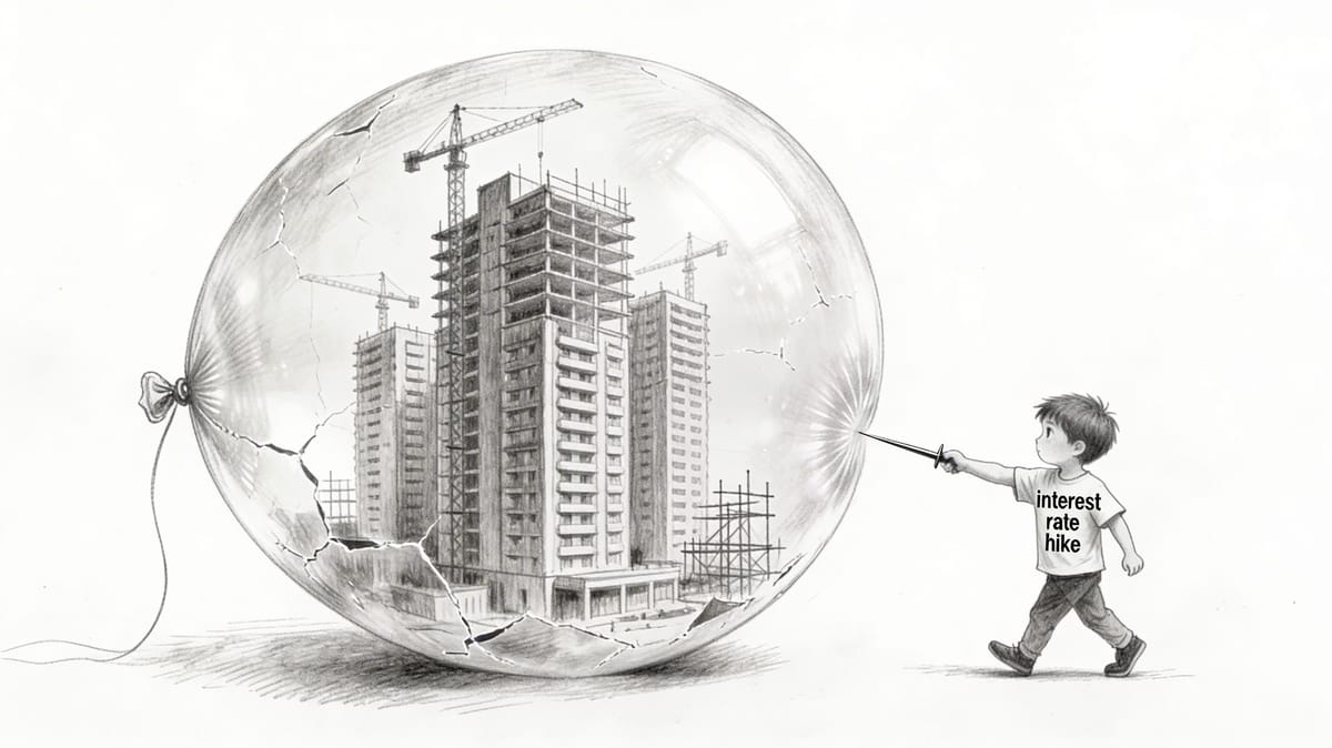 The Anatomy of a Slow Collapse